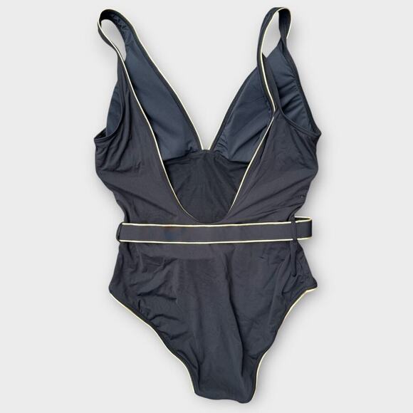 INDIA HICKS x SEA LEVEL Piper Belted One-Piece Swimsuit Size US/10 - Picture 7 of 13